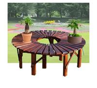 BZJPRFC Banc d'arbre en Bois Enveloppant, Support De Fleurs for Balcon De Jardin, Siège Décoratif for Mobilier D'extérieur, Forme Extensible À L'infini, for Patio, Parc