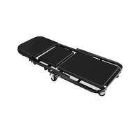 BZJPRFC Creeper Z Pliable, Creeper De Garage Roulant Robuste, Creeper À Profil Bas avec 6 Roues, Capacité De 150 Kg for La Réparation Automobile en Atelier(Black,91.44x42cm)