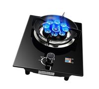 BZJPRFC Cuisinière À Gaz Portable, Flamme Élevée À 9 Chambres De 5,2 KW, Fonction Minuterie, Kit GPL/gaz Naturel, avec Protection Contre L'extinction (Size : NG)