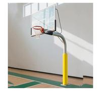 BZJPRFC Rembourrage De Poteau De Basket-Ball for 5,9 Pieds De Haut, Poteau De sous-Sol Enveloppant La Couverture De Colonne, Coussinets De Poteau De Sécurité Ronds Extérieurs(Yellow,Diameter 4.5inch)