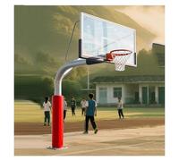 BZJPRFC Rembourrage De Poteau De Basket-Ball Robuste, Enveloppes De Poteaux Ronds Extérieurs De 5,9 Pieds De Haut, Conception Pliable for Colonne De Gymnase De Terrain(Red,Diameter 5.5inch)