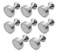 BZKSER aimants Tableau magnétique - 8 pcs Mini aimants en néodyme，Magnet,pour Tableau magnétique,réfrigérateur, aimants Coniques, aimants pour partitions, aimants en Acier nickelé
