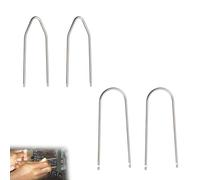 BZKSER Outil d'extraction Autoradio principales DIN Clés d'extraction Compatible Autoradio Adaptateur pour Voiture Auto CD Voiture Compatible D'origineAutoradio Adaptateur Demontage(4Pcs)