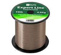 BZS Expert Fishing Line Monofilament Karpfenschnur Braune und klare Monofilamentspulen 4lb 5lb 6lb 8lb 10lb 12lb 15lb 20lb 25lb 30lb 40lb 50lb 60lb (Brown Monofiliment Line, 10lb 4.5Kg 1,296m)