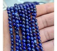 BZSDLD Lot de 37 à 110 Perles Rondes en Lapis-Lazuli de 3 à 10 mm, Pierres Naturelles polies de Haute qualité, pour la Fabrication de Bracelets, Les projets d'artisanat