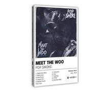 bzuda Meet The Woo Poster d'album de musique sur toile pour décoration murale de salon, chambre à coucher 40 x 60 cm