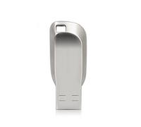 BZVCRTYKL Clé USB 2.0 Mini Flash Disk Métal 64 Go Porte-clés Clé USB Flash Memory Stick Carte Mémoire 8 Go 16 Go 32 Go 64 Go USB /1633(Silver,16GB)