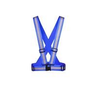 BZVCRTYKL Gilet de sécurité réfléchissant Fluorescent, Ceinture élastique Haute, sécurité routière, vêtements de Travail de Nuit, Course de Nuit, Sangles réglables /2430