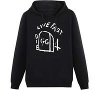 Bzz GG Allin Tombstone Live Fast Die Mens Hoodies Pullover Sweatshirs Heavyweight Hooded Size 3XL