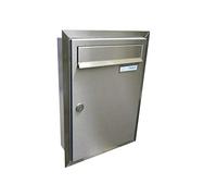 C-01 LETTERBOX24.de Boîte aux lettres encastrable en acier inoxydable