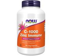 C-1000 Zinc Immunitaire 180 Comprimé Veg Par Now Foods
