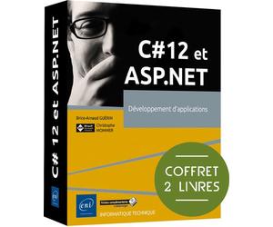 C# 12 et ASP.NET - Coffret 2 livres : Développement d'applications - Brice-Arnaud Guérin - Eni Editions - Coffret - Manuel