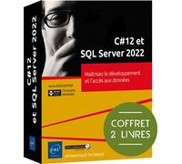 C#12 et SQL Server 2022 - Coffret 2 livres : Maîtrisez le développement et l'accès aux données - Hervé Boisgontier - Eni Editions - Coffret - Manuel