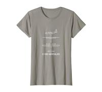 C-130 Hercules Avion de Transport Militaire T-Shirt, Femme, Ardoise, XXL