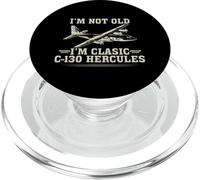 C-130 Hercules Avion Militaire américain américain PopSockets PopGrip pour MagSafe