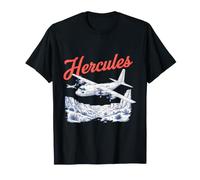 C-130 Hercules Vintage Militaire Cargo Avion Graphique T-Shirt