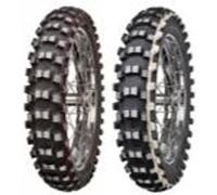 Mitas C-20 ( 80/100-12 TT 50M roue arrière, Composé de caoutchouc Hard Terrain, rouge )