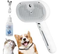 c, 2025 New Upgrade Dog Brushes for Grooming, Steam Pup Brush,4-in-1 Cat Steam Brush for Long and Short Hair Dogs and Cats Pet Grooming Comb Remove Tangled Loose Hair
