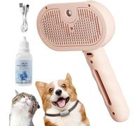 c, 2025 New Upgrade Dog Brushes for Grooming, Steam Pup Brush,4-in-1 Cat Steam Brush for Long and Short Hair Dogs and Cats Pet Grooming Comb Remove Tangled Loose Hair