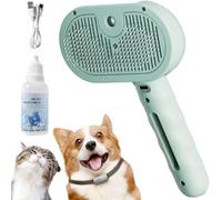 c, 2025 New Upgrade Dog Brushes for Grooming, Steam Pup Brush,4-in-1 Cat Steam Brush for Long and Short Hair Dogs and Cats Pet Grooming Comb Remove Tangled Loose Hair