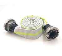 C-52 | 2" | Tuyau industriel de 5 m | Tuyau de pompier | Tuyau de chantier | Tuyau plat | Tuyau avec raccord Storz