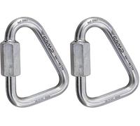 C.A.M.P. - Delta Quick Link Steel 10 mm, Gris (Lot de 2)