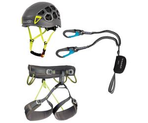 C.A.M.P. - Kit Ferrata Kinetic Rewind Pro Energy - Kit d'escalade - S - grey
