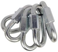 C.A.M.P. - Set 5 Oval Quick Link Steel 8 mm, Gris