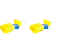 C.A.O. - Boite à Savon en Plastique - Longueur 9 cm - Largeur 4,3 cm - Hauteur 9,5 cm (Lot de 2)