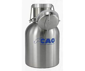 C.A.O. Bouteille bouchon canette 1 litre', Gris Inox