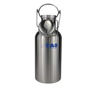 C.A.O. Bouteille bouchon canette Inox 1,6 litres Gris inox