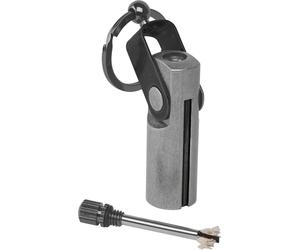 C.A.O. - Briquet tempête Rechargeable en Acier - Couleur Gris - Longueur 7,5 cm - Largeur 1,8 cm - Hauteur 3 cm