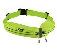 C.A.O. - Ceintures 2 Poches en Polyester - Couleur Jaune - Longueur 20 + 14 cm (Poches) - Tour de Taille 110 cm Max. - Hauteur 6 cm (Poche)