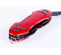 C.A.O. - Couteaux multifonction en Inox Le Randonneur- Couleur Couleurs assorties (Rouge ou Bleu) - Longueur 15 cm (ouvert) 9 cm (fermé) 6 cm (lame)