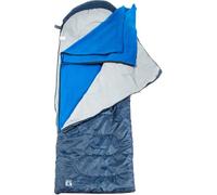 C.A.O. - Couverture ECO Polar en Polyester - Couleur Bleu - Longueur 200 cm - Largeur 80 cm (Sac de Couchage) - 160 cm (Plaid) - Diamètre ø 16 cm x H29 cm (enroulée)