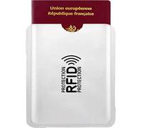 C.A.O. - Étuis de Protection RFID en Papier aluminisé - Couleur Argent - Longueur 13,5 cm - Largeur 10,5 cm