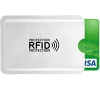 C.A.O. - Étuis de Protection RFID en Papier aluminisé - Couleur Argent - Longueur 9 cm - Largeur 6,2 cm