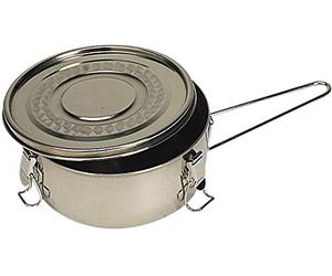 C.A.O. - Gamelle Ronde 1 Litre en INOX - Hauteur 7 cm - Diamètre ø 15 cm