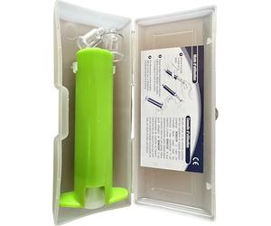 C.A.O. - Kit Piqûre et Morsure avec Extracteur de Venin en Polypropylène - Pompe d’Aspiration Manuelle Sans Produits Chimiques - 2 Embouts de Tailles Différentes