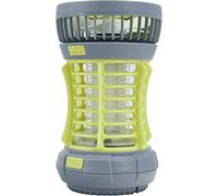 C.A.O. - Lanterne Anti-Insectes et Ventilateur 3 en 1 Rechargeable en ABS - Couleur Couleurs Assorties - Hauteur 13,7 cm - Diamètre ø 10 cm, Orange Jaune Ou Noir