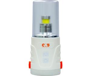 C.A.O. - Lanterne "CELESTE" rechargeable en ABS - Couleur Blanc - Hauteur 15,5 cm - Diamètre ø 6,5 cm