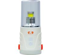 C.A.O. - Lanterne "CELESTE" rechargeable en ABS - Couleur Blanc - Hauteur 15,5 cm - Diamètre ø 6,5 cm