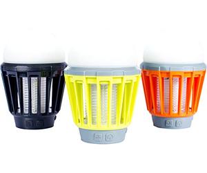 C.A.O. - Lanterne LED Anti-Insectes Rechargeable en ABS - Couleur Couleurs Assorties - Hauteur 13 cm - Diamètre ø 8,8 cm