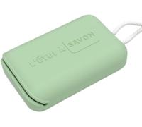 C.A.O. - L'étui à Savon en Silicone (Issu de matières minérales, sans Plastique) - Couleur Pistache - Longueur 10 cm - Largeur 6,5 cm - Hauteur 3 cm
