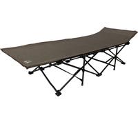 C.A.O. Lit de Camp Parapluie Bien-ÊTRE Tubes Acier Toile Gris