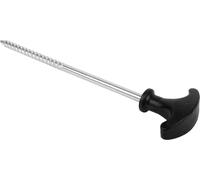 C.A.O. - Lot de 6 Piquets t vissant en Acier - Longueur 20 cm - Diamètre ø 7 mm