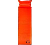 C.A.O. - Matelas autogonflant avec Oreiller en Polyester 190T Enduit PVC - Couleur Orange - Longueur 186 cm - Largeur 52 cm - Hauteur 3 cm