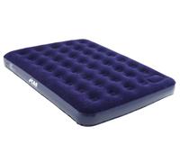 C.A.O. - Matelas floqué avec gonfleur intégré en Coton PVC - Couleur Bleu Marine