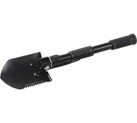 C.A.O. - Mini Pelle - pioche Pliante - pic en Acier - Couleur Noir - Longueur 31 cm (pliée) - 41 cm (dépliée) - 15,5 cm (démontée), Noire