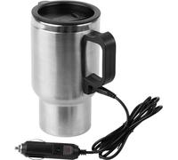 C.A.O. - Mug Isotherme 12V 0,50 litres en INOX + PP - Hauteur 15,5 cm - Diamètre ø 6,8 cm (Base) ø 8,6 cm (Haut)